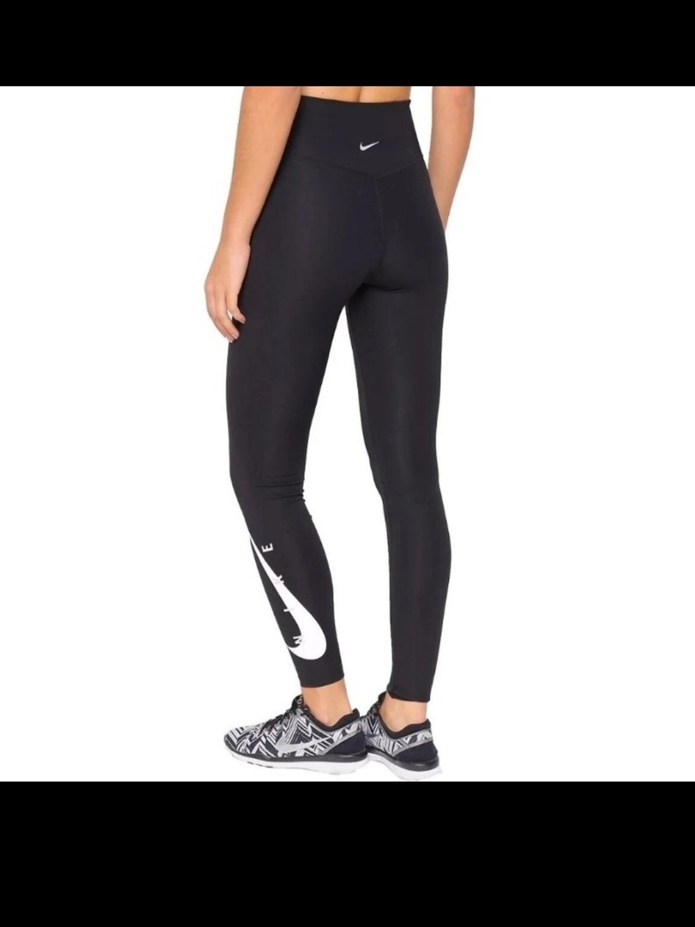 Nike Women's Black High-Waist Logo Leggings